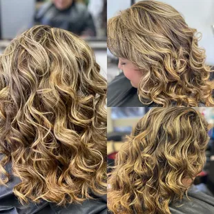 Highlights with beachy waves