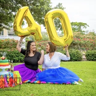 40th Birthday Photos (I&apos;m in purple skirt) Hair by Maria Make up by Andres