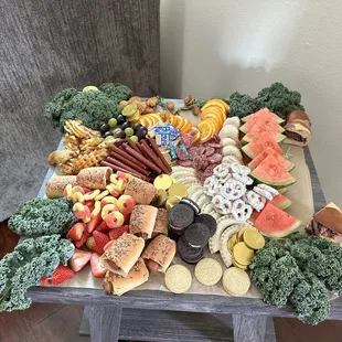 This was just for all the small attending the party. Grab and go food tray just for them.