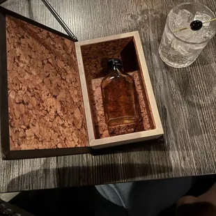 Secret compartment for your booze! In a book!