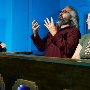 Test your trivia knowledge in our exhilarating live game show experience!