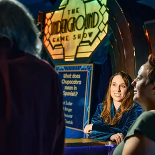 Put your noggin to the test with unique trivia questions developed just for The Underground Game Show here in Orlando.