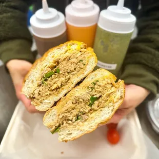 The UNE Chicken Dip Sandwich