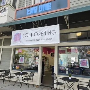 the outside of the store