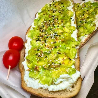 Ricotta Honey Avocado Toast