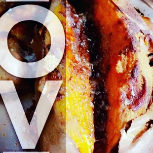 Carmelized Baked Sweet Potatoes.