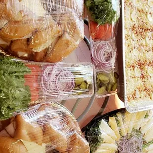 Sandwich Platters, Relish Trays, and Potato Salad!