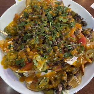 Brisket Nacho Appetizer