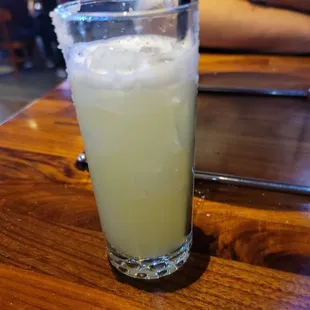 Tiny bit of margarita. It was delightful but a 4 sip drink.