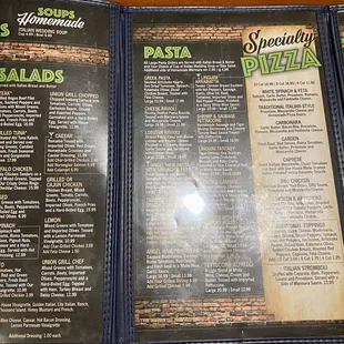 Much of menu