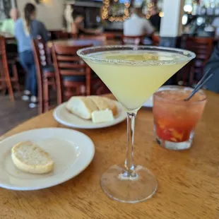 Lemon drop, old fashioned