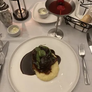 Filet and Door County Cherry-tini