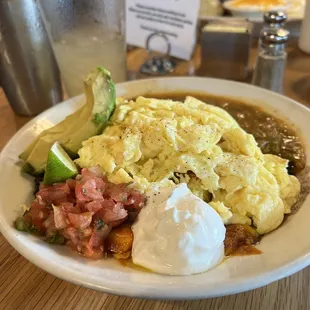 Cornbread rancheros