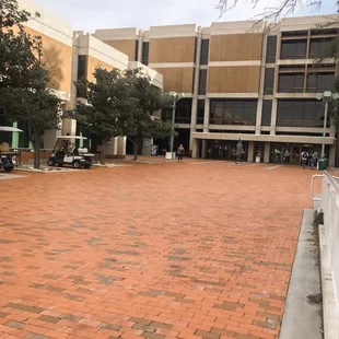 Library front entrance