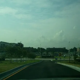 View from new lakefront roadway
