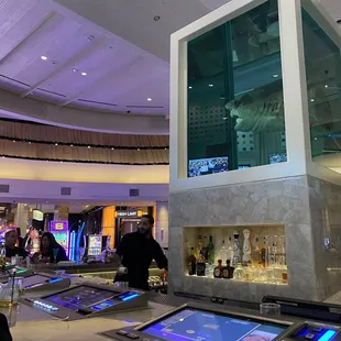 Bar with video poker