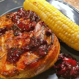 Bacon wrapped pork ribeye