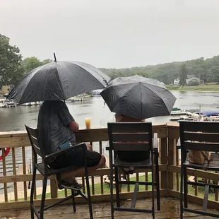 Enjoying the rain