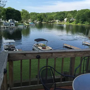 View from deck bar