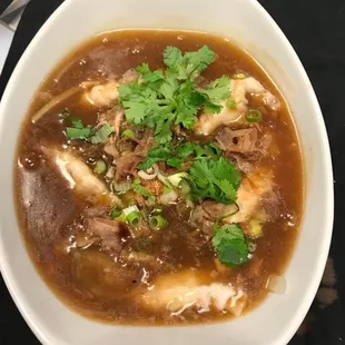 Vermicelli/Noodle in Thick Squid Soup