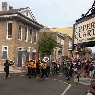 Second-Line passing by... Love the local flavor!