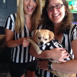 Referees for our Hot Dog Eating Contest!