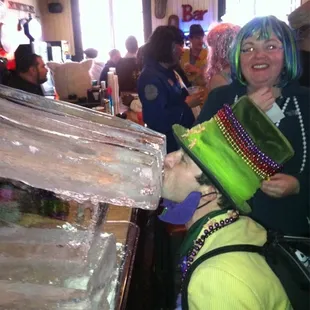 Booze luge!!