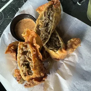 The famous Hst St. Egg rolls