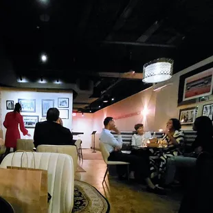 Cute lil speakeasy beneath Oak &amp; Reel