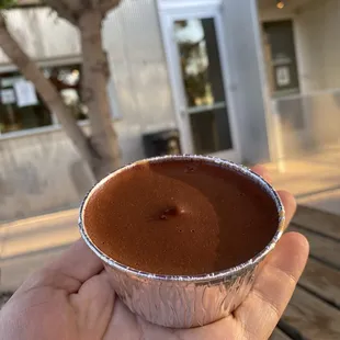 Peanut butter cup for size reference