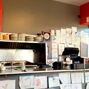 interior, sushi and sashimi