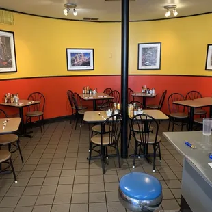 Tables in back