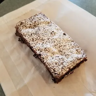 triple chocolate chip brownie