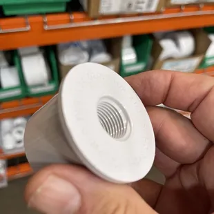 This reducer couple allows you to connect a 2-inch to 1/2" pipe or drip line.