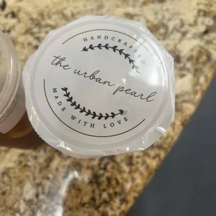 The top of the drinks!