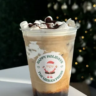 Campfire iced latte