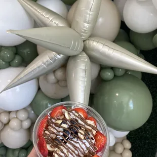 The urban bowl with Nutella drizzle