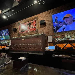 a man on a television screen