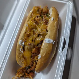 Chicken Tikka Cheesesteak