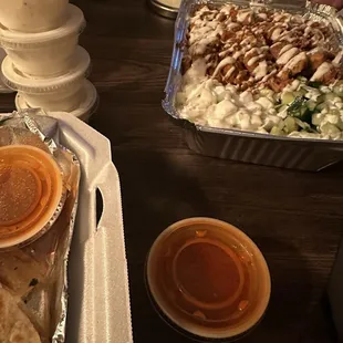 Chicken Tikka Over Rice and Thirsty Turban