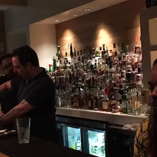 Full of choices at the bar