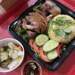 Crispy Pork with Fried Rice