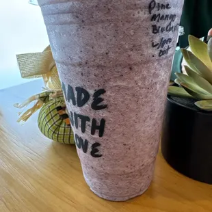 Pineapple Mango Blueberry Smoothie