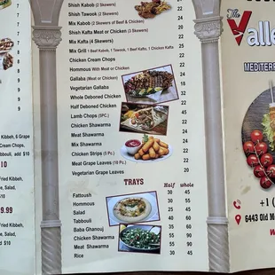 menu, sushi and sashimi