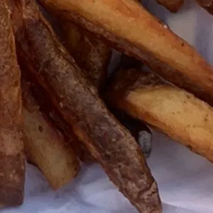 a basket of french fries