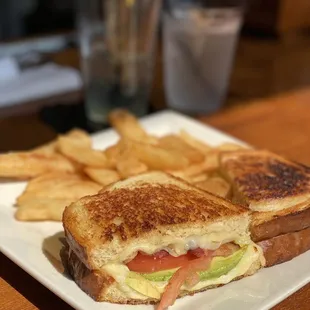 Avocado bacon grilled cheese