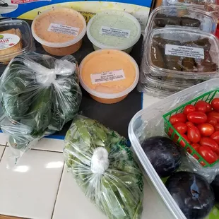 Our Breakfast after hitting up this market!!