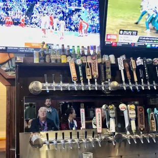 Copious beer taps, if you can reach them.
