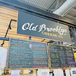 Menu at Old Brooklyn Cheese Co