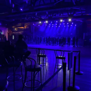 Disabled people put this far from the stage. When the venue fills up all you&apos;re seeing is butts.